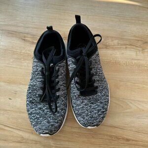 APL sneakers - black and grey size 8.5 women's running shoes